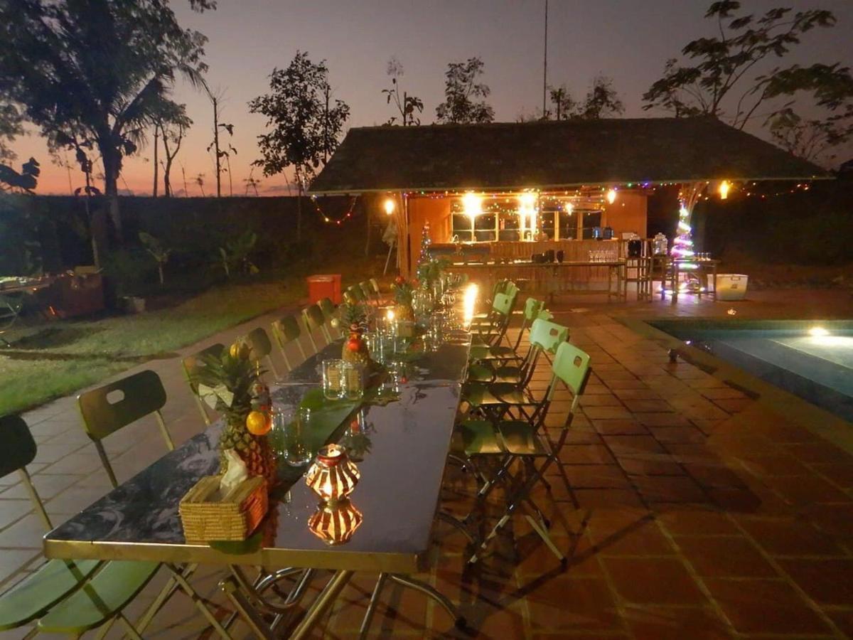 Hanchey Bamboo Resort Kampong Cham Buitenkant foto