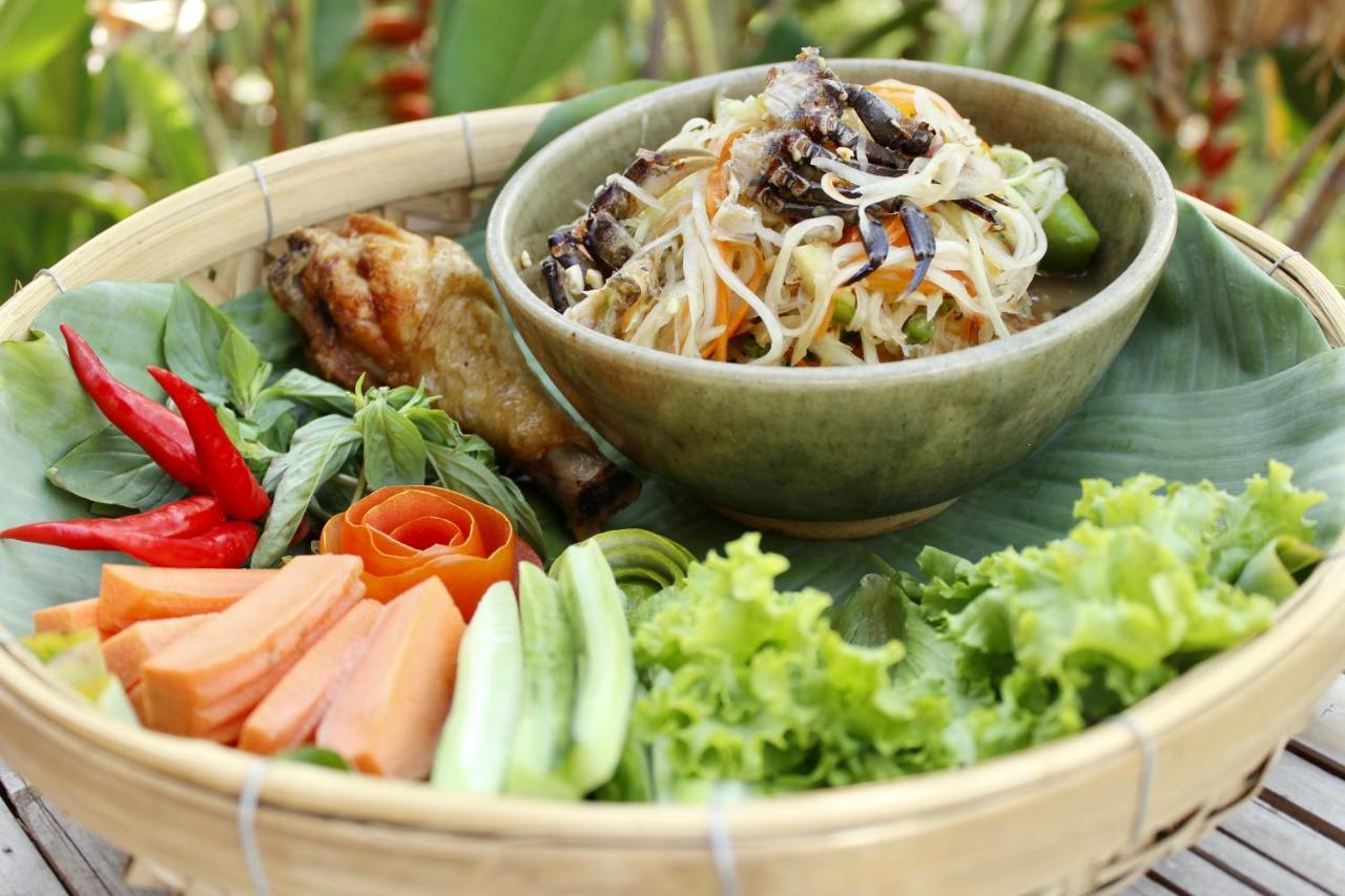 Hanchey Bamboo Resort Kampong Cham Buitenkant foto