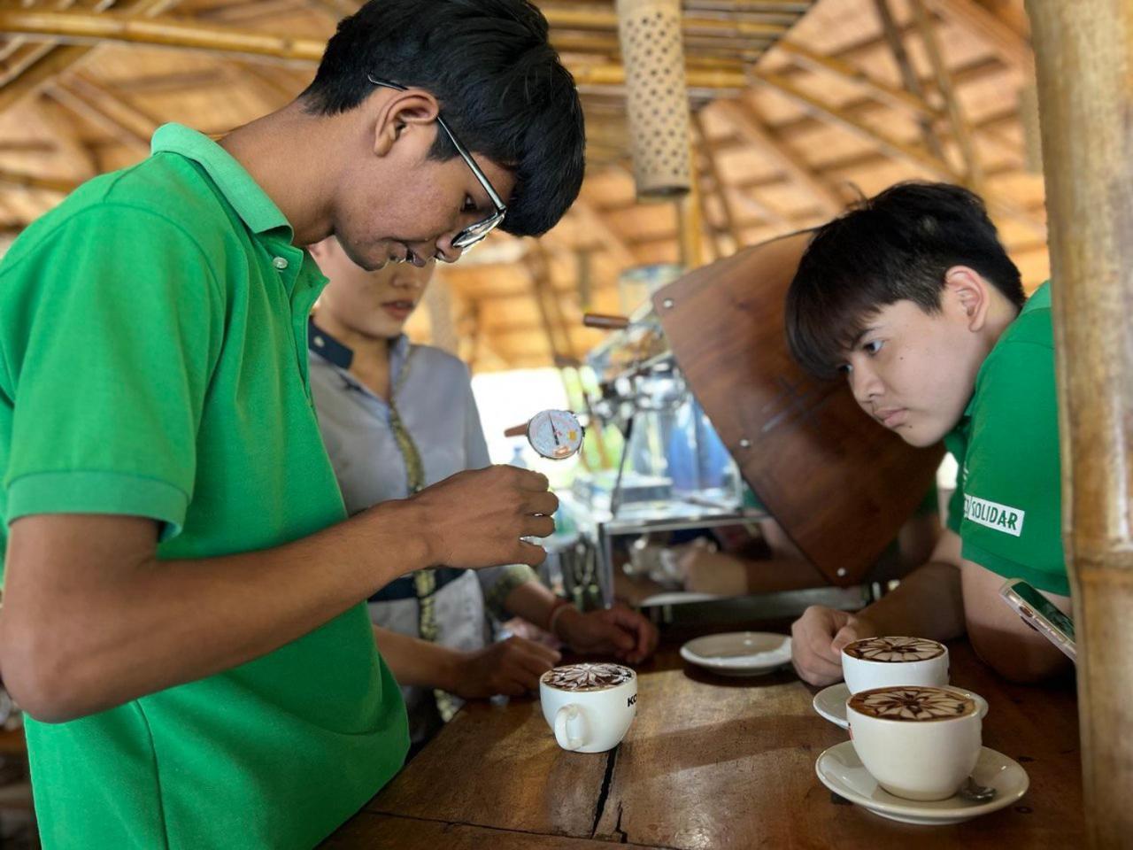 Hanchey Bamboo Resort Kampong Cham Buitenkant foto