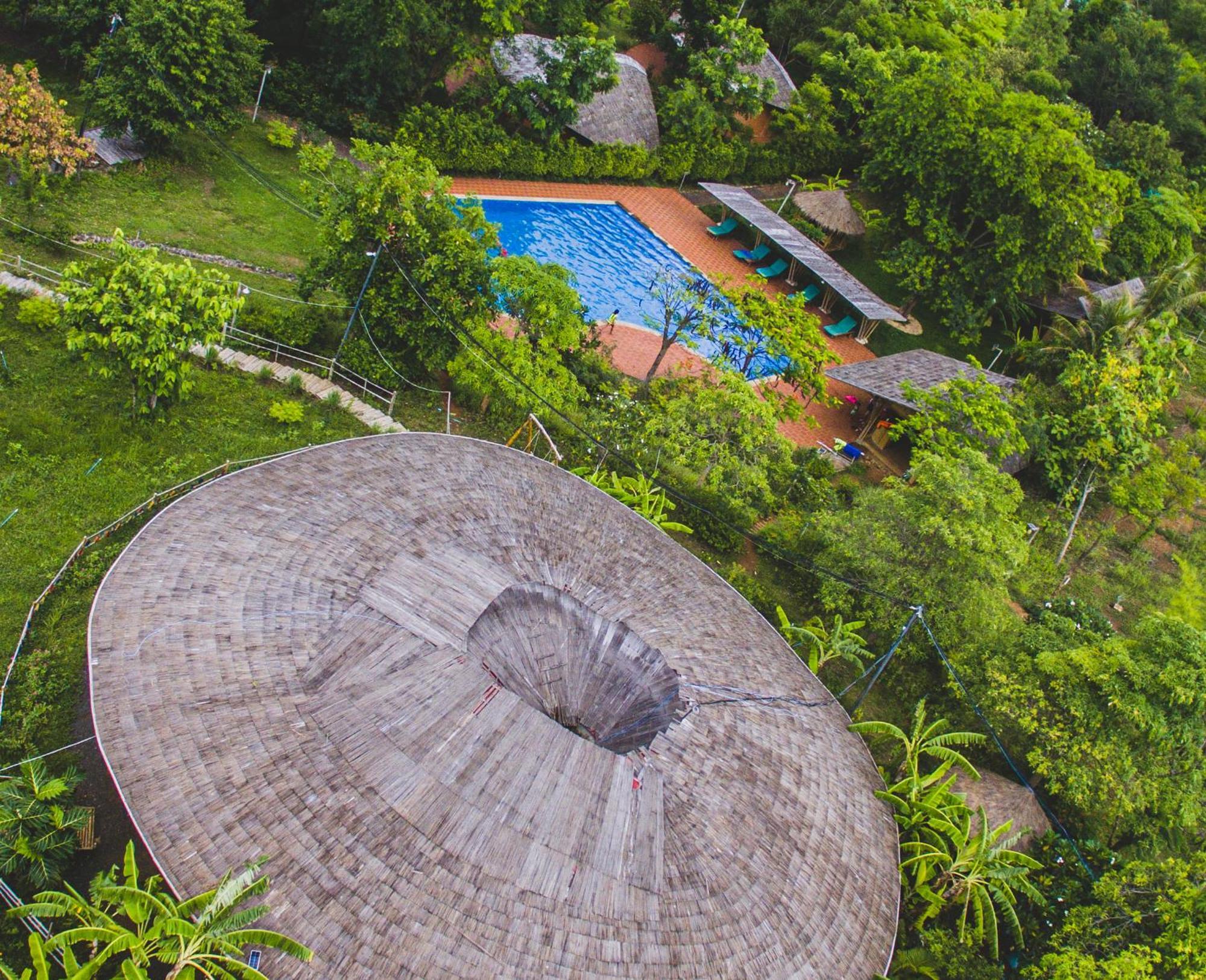 Hanchey Bamboo Resort Kampong Cham Buitenkant foto