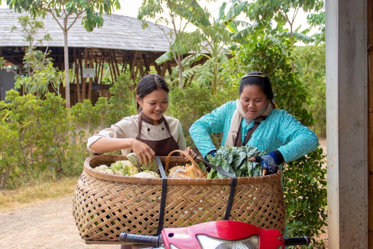 Hanchey Bamboo Resort Kampong Cham Buitenkant foto