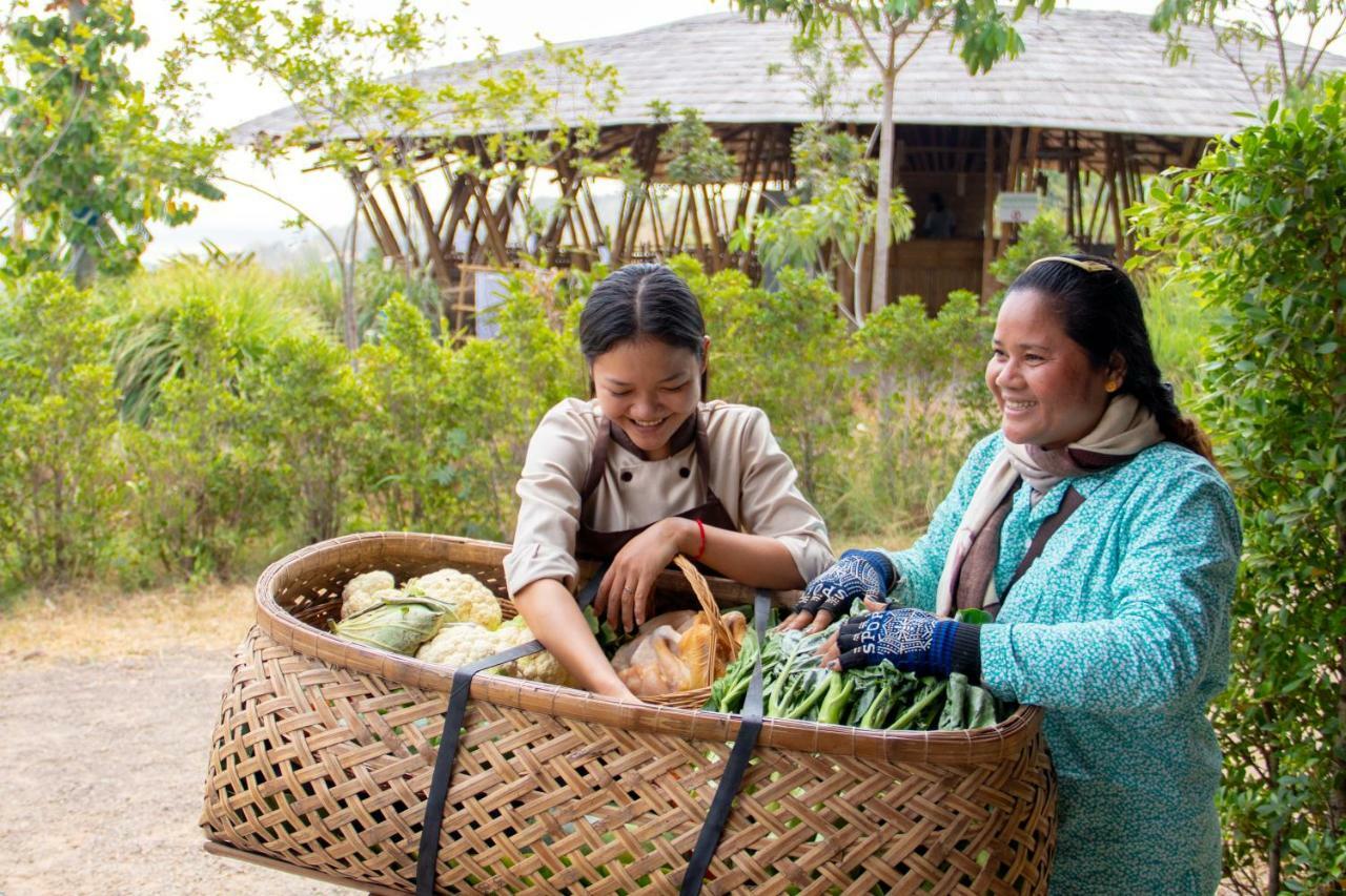 Hanchey Bamboo Resort Kampong Cham Buitenkant foto